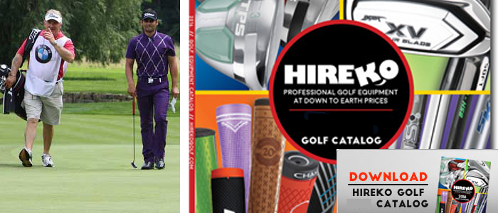 Hireko Golf Equipment catalog featuring the new products